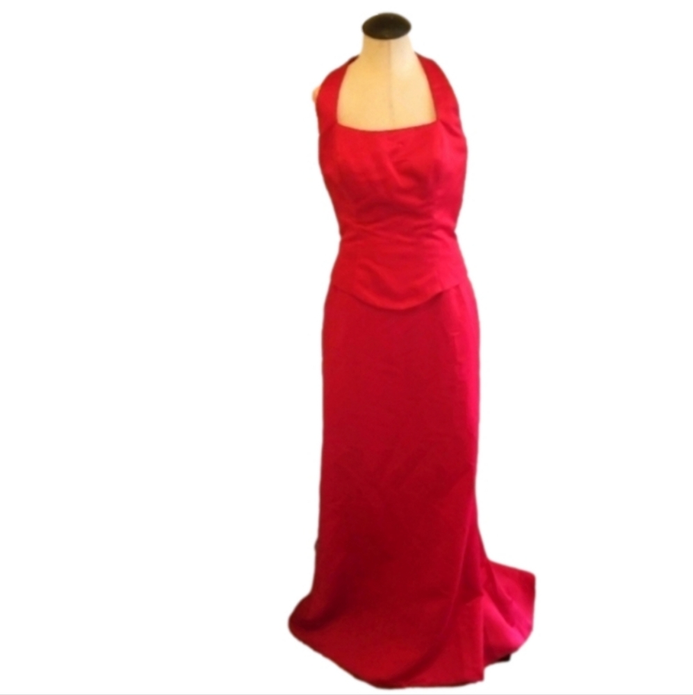 Jordan Red Strapless Dress